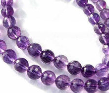 Load image into Gallery viewer, 3 Royal Natural 10mm Faceted Round Amethyst 9384 - PremiumBead Alternate Image 2