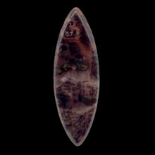 Load image into Gallery viewer, Unique Red Apache Jasper Marquis Centerpiece Bead 8281A