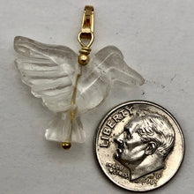 Load image into Gallery viewer, Quartz Dove Pendant Necklace|Semi Precious Stone Jewelry|14kgf Pendant - PremiumBead Alternate Image 6