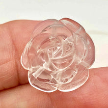Load image into Gallery viewer, Bloomin' 2 Carved Clear Quartz Rose Flower Beads 009290QZ - PremiumBead Alternate Image 5