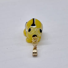 Load image into Gallery viewer, Lampwork Frog 14K Gold Filled Frog | 1" Long | Yellow | 1 Pendant |