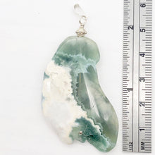 Load image into Gallery viewer, Translucent Ocean Jasper Sterling Silver Pendant | 2 1/4 Inch Long |