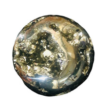 Load image into Gallery viewer, Pyrite Scry Crystal Round | Golden | 1 Sphere | 45mm | 169g |