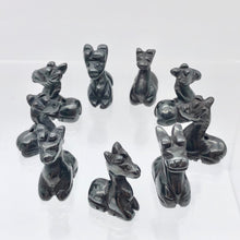 Load image into Gallery viewer, Graceful 2 Carved Hematite Giraffe Beads | 21.5x17x9.5mm | Silver Grey - PremiumBead Alternate Image 9