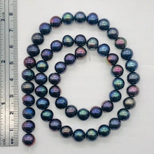 Load image into Gallery viewer, Fresh Water Pearl Strand Round | 8 mm | Blue/Purple | 54 Beads |