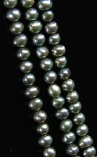 Load image into Gallery viewer, Platinum Green Freshwater 4-5mm Pearl Strand 109939 - PremiumBead Alternate Image 2