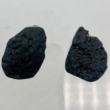 Load image into Gallery viewer, Unique Pendant size Black Meteor Fragments | 2 each |10 grams | 27x19x8mm | - PremiumBead Alternate Image 3