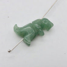 Load image into Gallery viewer, Hand Carved Aventurine Tyrannosaurus Rex Figurine | 20x15x7mm | Green - PremiumBead Alternate Image 5