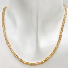 Load image into Gallery viewer, Natural Imperial Topaz Faceted 3mm Roundel Bead 11 inch strand - PremiumBead Alternate Image 3