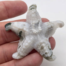Load image into Gallery viewer, Tree Agate Carved Starfish Pendant Bead - PremiumBead Alternate Image 2