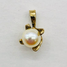 Load image into Gallery viewer, Pearl 14K Gold Filled Drop Pendant | 1/2" Long | White | 1 Pendant |
