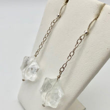 Load image into Gallery viewer, Faceted Quartz Star-Shaped Beads & Sterling Silver Earrings 319245 - PremiumBead Alternate Image 2
