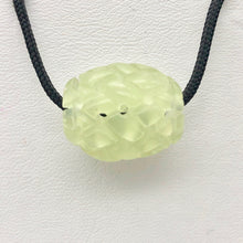 Load image into Gallery viewer, Basket Weave Carved 18x16mm Serpentine Jade Barrel Bead 10570 | 18x16mm | Green - PremiumBead Alternate Image 8