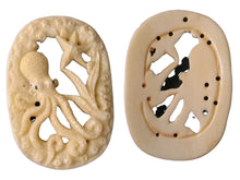 Load image into Gallery viewer, Capt Nemo Carved Octopus Waterbuffalo Bone Bead 10408A