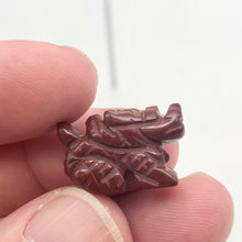 Load image into Gallery viewer, 2 Brecciated Jasper Hand Carved Winged Dragon Beads | 22x13.5x8mm | Red - PremiumBead Alternate Image 6