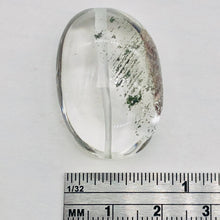 Load image into Gallery viewer, Lodalite Quartz Oval Pendant Bead | 30x21x14 mm | Clear Included | 1 Bead |