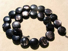 Load image into Gallery viewer, Mirrors Hypersthene 15mm Disc Bead 7.5 inch Strand for Jewelry Making 7425HS - PremiumBead Alternate Image 2
