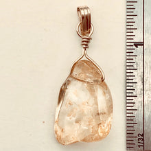 Load image into Gallery viewer, Glowing Golden Citrine Nugget 14K Gold Filled Wire Wrap Pendant | 1 1/4" Long |