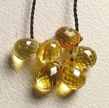 Load image into Gallery viewer, Sunshine Yellow Sapphire Faceted Briolette Bead ( .43 to .48cts) 9667Ae - PremiumBead Primary Image 1