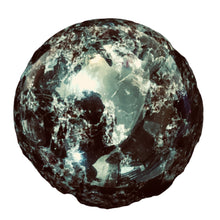 Load image into Gallery viewer, Arfvedsonite Scry Sphere Round | 2" | Black/Silver | 1 Sphere |