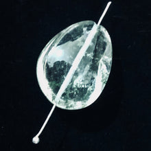 Load image into Gallery viewer, Lodalite Quartz Oval Pendant Bead | 27x20x12 mm | Clear Included | 1 Bead |
