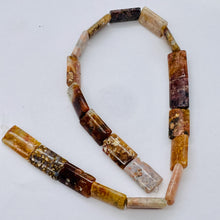 Load image into Gallery viewer, Natural Patterned Peach Chalcedony Bead Strand 109327