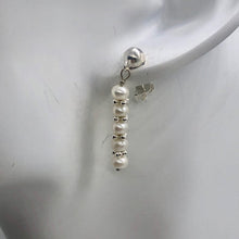 Load image into Gallery viewer, Creamy FW Pearls Sterling Silver Drop/Dangle | 1 " Long| White | 1 Post Earrings