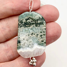 Load image into Gallery viewer, Ocean Jasper Sterling Silver Pendant | 2 1/4 Inch Long |