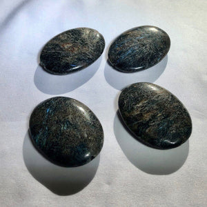 2 Rare Black/Blue Pietersite 40mm Pendant Beads 9590 - PremiumBead Alternate Image 2