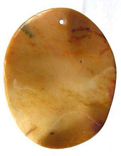 Load image into Gallery viewer, Hot Mustard Mookaite 49x39mm Oval Pendant Bead 8146G - PremiumBead Alternate Image 2