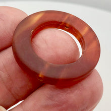 Load image into Gallery viewer, So Hot! 1 Carnelian Agate 30mm Picture Frame Bead 9581