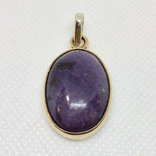 Load image into Gallery viewer, Very Rare! Sugilite in 22K Vermeil Pendant! 4188 - PremiumBead Primary Image 1