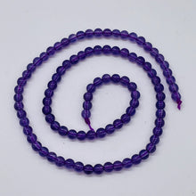 Load image into Gallery viewer, Royal Natural 4mm Amethyst Round Bead Strand 109390