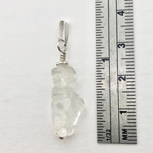 Load image into Gallery viewer, Quartz Goddess of Willendorf Sterling Silver Pendant |1.38" Long | Clear | - PremiumBead Alternate Image 4
