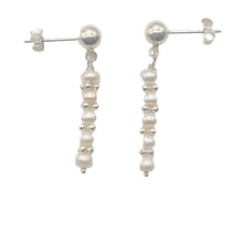 Load image into Gallery viewer, Creamy FW Pearls Sterling Silver Drop/Dangle | 1 " Long| White | 1 Post Earrings