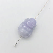 Load image into Gallery viewer, 23cts Hand Carved Buddha Lavender Jade Pendant Bead | 20.5x14.5x9.5mm | Lavender - PremiumBead Alternate Image 7