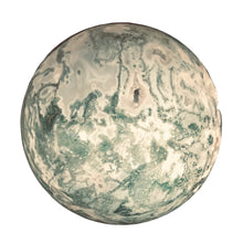 Load image into Gallery viewer, Moss Agate Scry Sphere Round | 3" | Green/White | 1 Sphere |