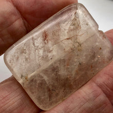 Load image into Gallery viewer, Quartz Orange Rectangular Pendant Bead | 40x30x6mm |