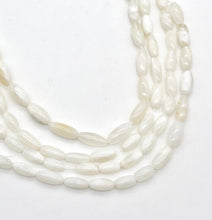 Load image into Gallery viewer, White Onyx 12x5mm to 14x6mm Rice Bead Half-Strand - PremiumBead Alternate Image 6
