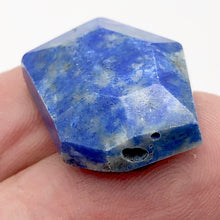 Load image into Gallery viewer, Starry Indigo Lapis Lazuli Pendant Bead | 35ts. | 25x18x9mm | 1 Bead |