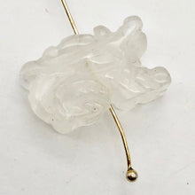 Load image into Gallery viewer, Powerful 2 Carved Quartz Winged Dragon Beads | 21x14x9mm | Clear
