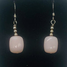 Load image into Gallery viewer, Peruvian Opal Sterling Silver Dangle Earrings | 1 1/4" Long | Pink | 1 Earrings|