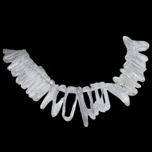 Load image into Gallery viewer, Quartz Polished Points Strand | 29x7 to 14x5mm | Clear | 84g | 75 Beads |