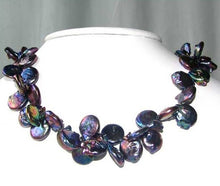 Load image into Gallery viewer, Delicious 18-14mm Rainbow Peacock Freshwater Baroque Coin Pearl Strand 108503B - PremiumBead Primary Image 1