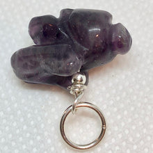 Load image into Gallery viewer, Hop! Amethyst Bunny Rabbit Solid Sterling Silver Pendant 509255AMS - PremiumBead Alternate Image 9