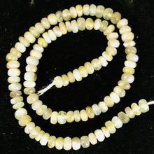 Load image into Gallery viewer, Alexandrite Cats Eye Faceted Half Strand Rondell Beads | 3 mm | Green | 100 Beads |