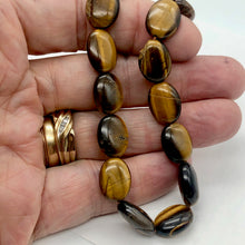 Load image into Gallery viewer, Wildly Exotic Tigereye Oval Coin Bead 16 inch Strand for Jewelry Making - PremiumBead Alternate Image 6