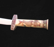 Load image into Gallery viewer, Splash Unique Scrimshawed and Carved Mermaid Knife / Letter Opener 010634 - PremiumBead Alternate Image 5