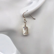 Load image into Gallery viewer, Shine Natural Mother of Pearl Shell Bead Earrings 202206 - PremiumBead Alternate Image 2