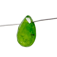 Load image into Gallery viewer, Garnet Grossular Flat Faceted Briolette Pendant Bead | 8x6x4mm(2.4ct) |Green | 1